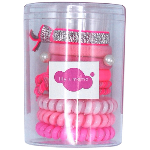 Hair Ties Color Pop Set Pink Hair Ties Color Pop Set Pink