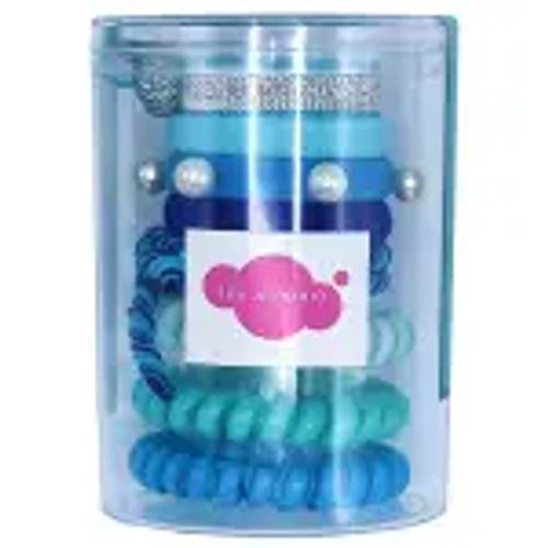 Hair Ties Color Pop Set Aqua Hair Ties Color Pop Set Aqua