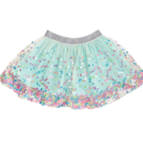 Frilly Flowers Tutu - Mint Frilly Flowers Tutu - Mint