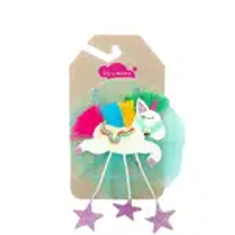 Starry Unicorn Hair Clip