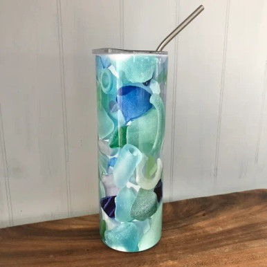 16oz Straw Seal Bedford Tumbler Sea Glass