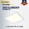 2x2' Back-lit Panel - Wattage Tunable: 15/20/30w 40k - NL08 Series - 4pcs/carton
