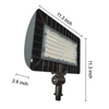 Flood Light (130 lpw) Available in Wattage: 95w CCT: 50k Knuckle Mount - FL52A Series 6pcs/box