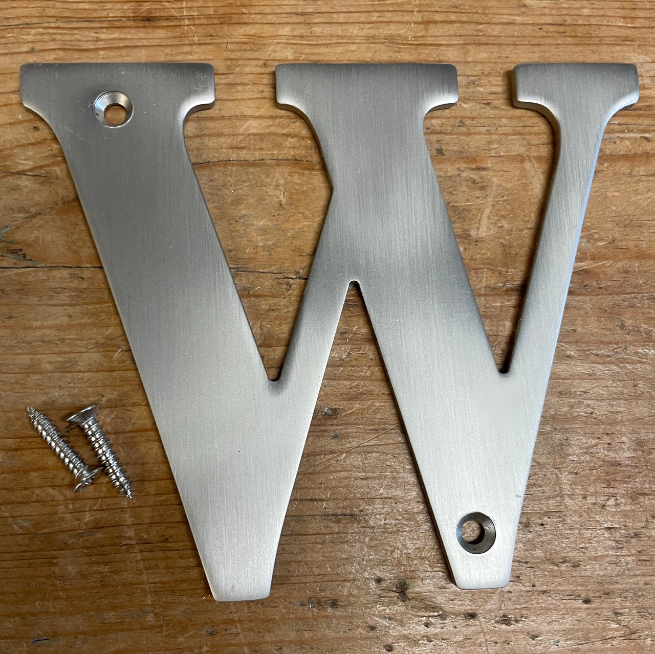 Solid Brass House Letter