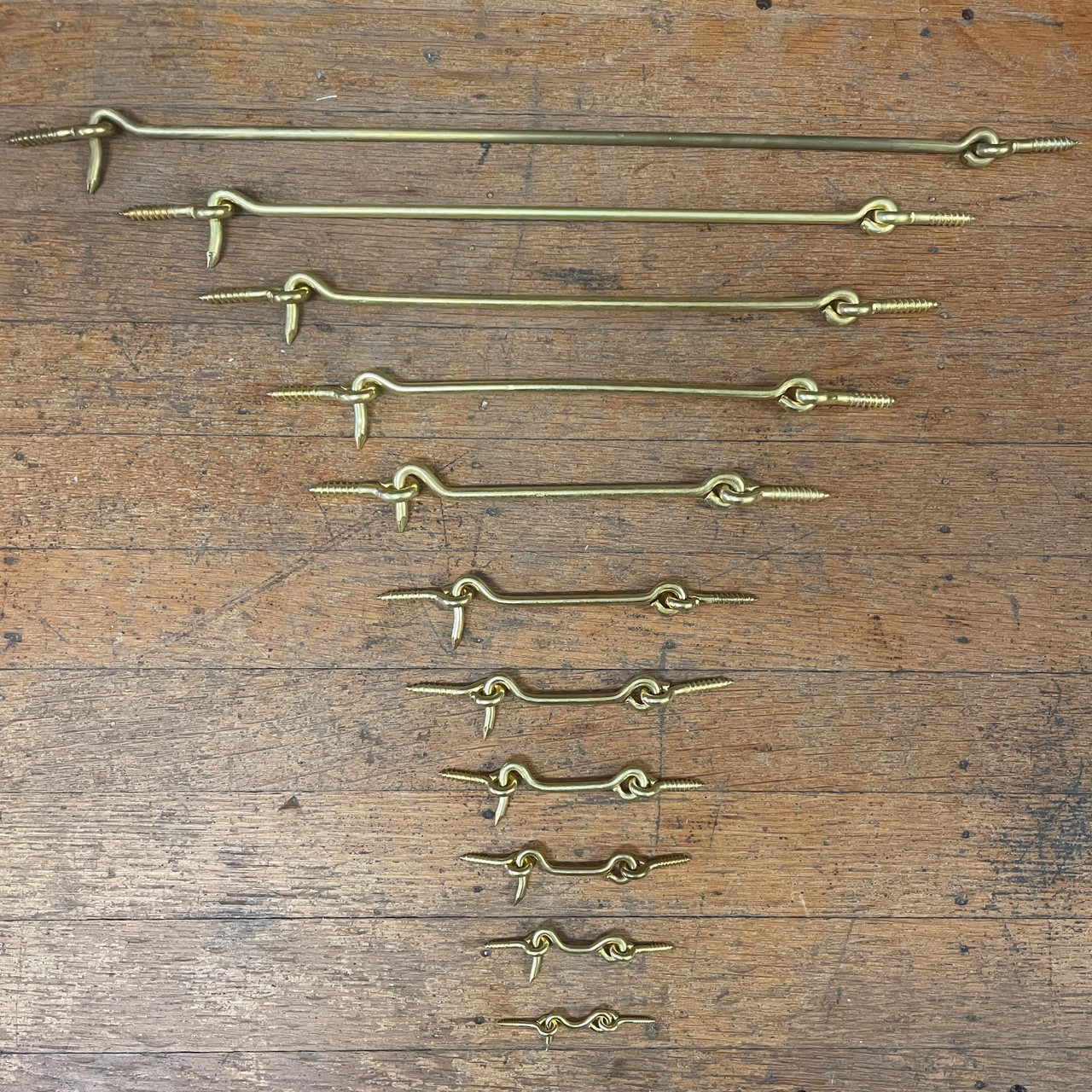 Triple Prong Hook Polished Brass