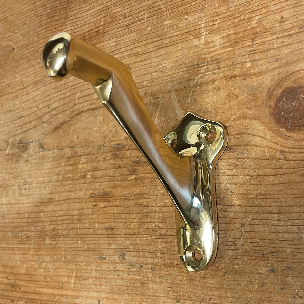 1 Solid Brass Flat Hook