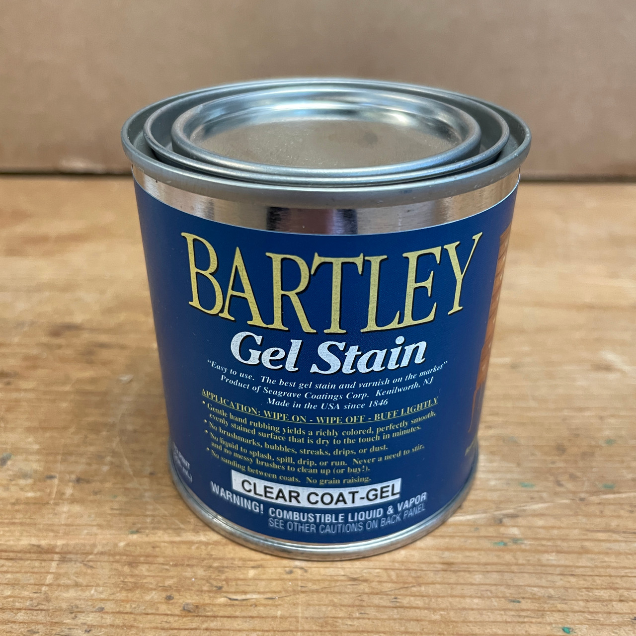 Gel Stain, Oil Based, Ash Gray, Quart