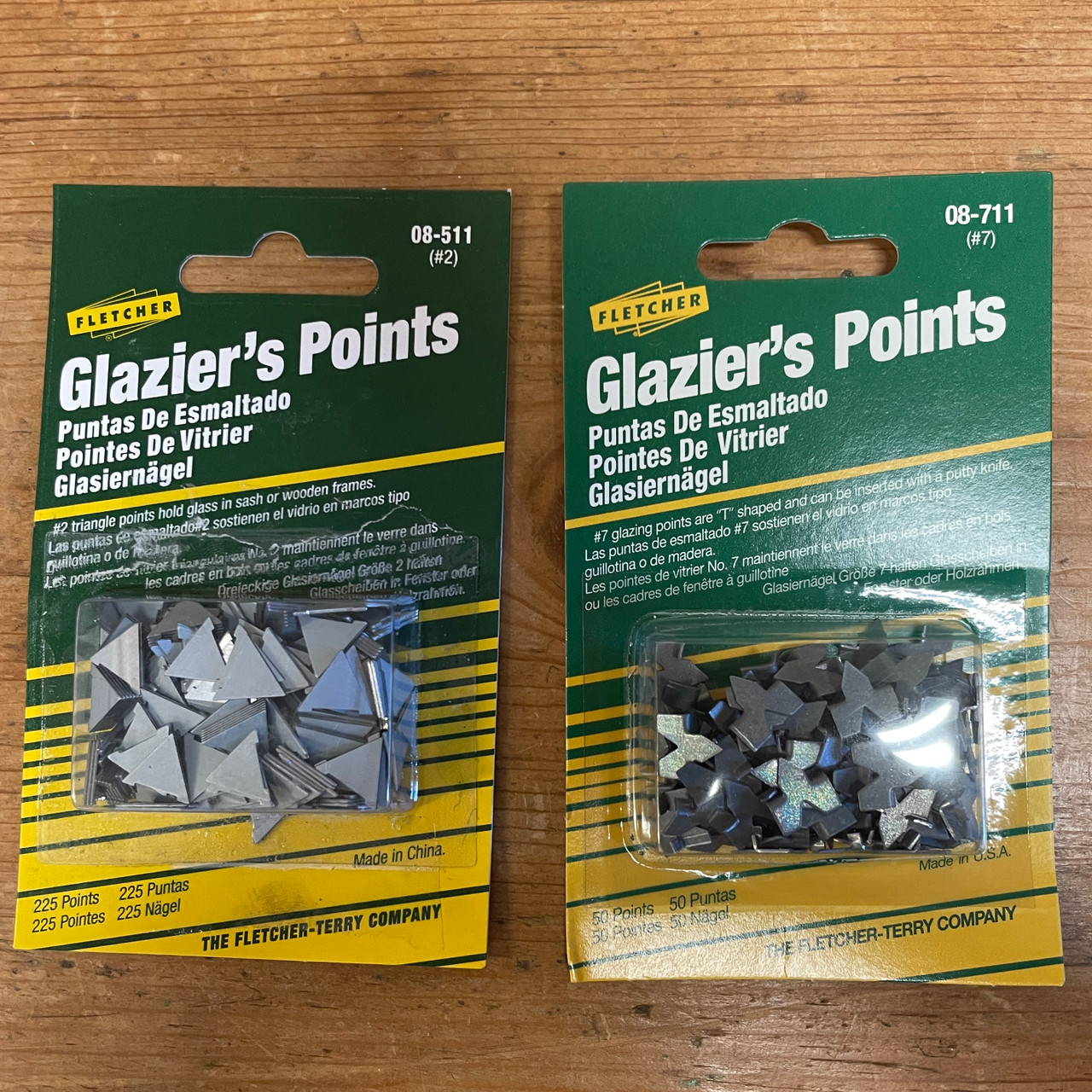 Push Point Glazier Picture Frame Supplies