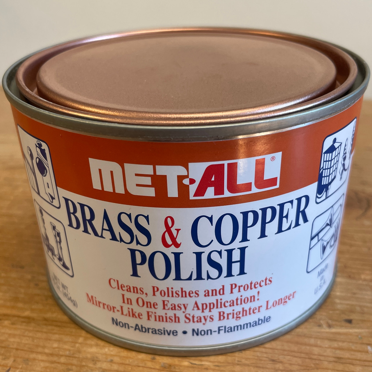 Hagerty Copper, Brass & Metal Polish, Heavy Duty - 8 fl oz