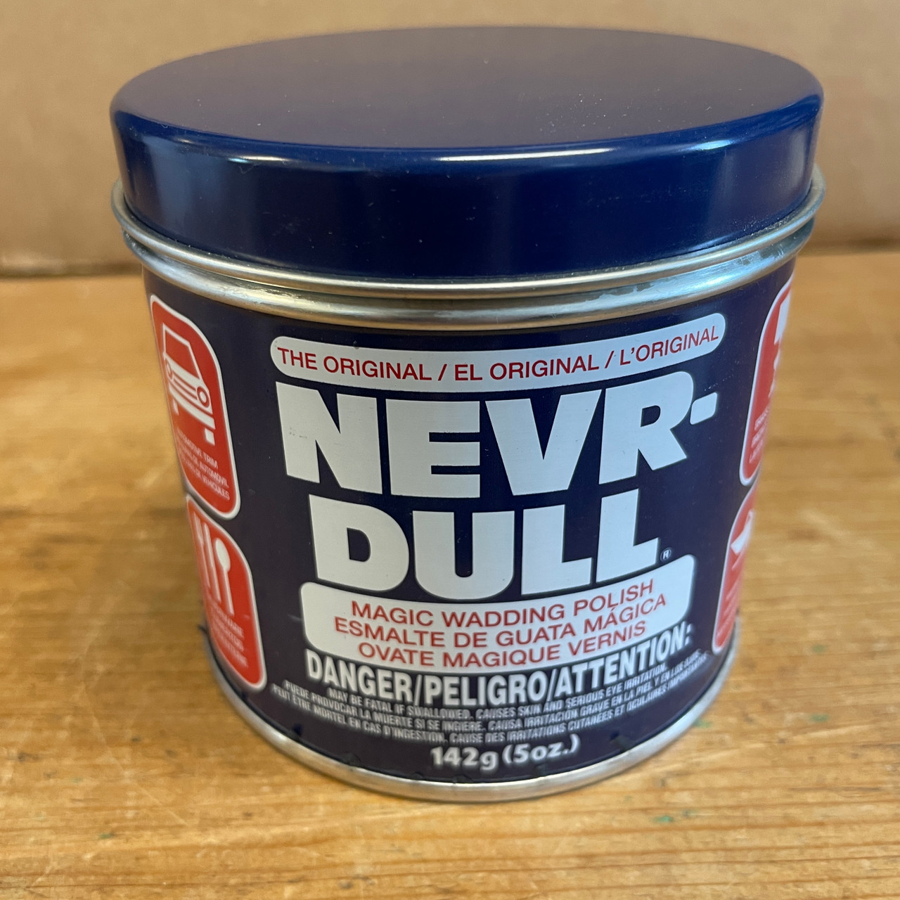 Nevr-dull Never Dull metal polish 5 OZ brass polish aluminum polish copper  polish metal cleaner wadding polish