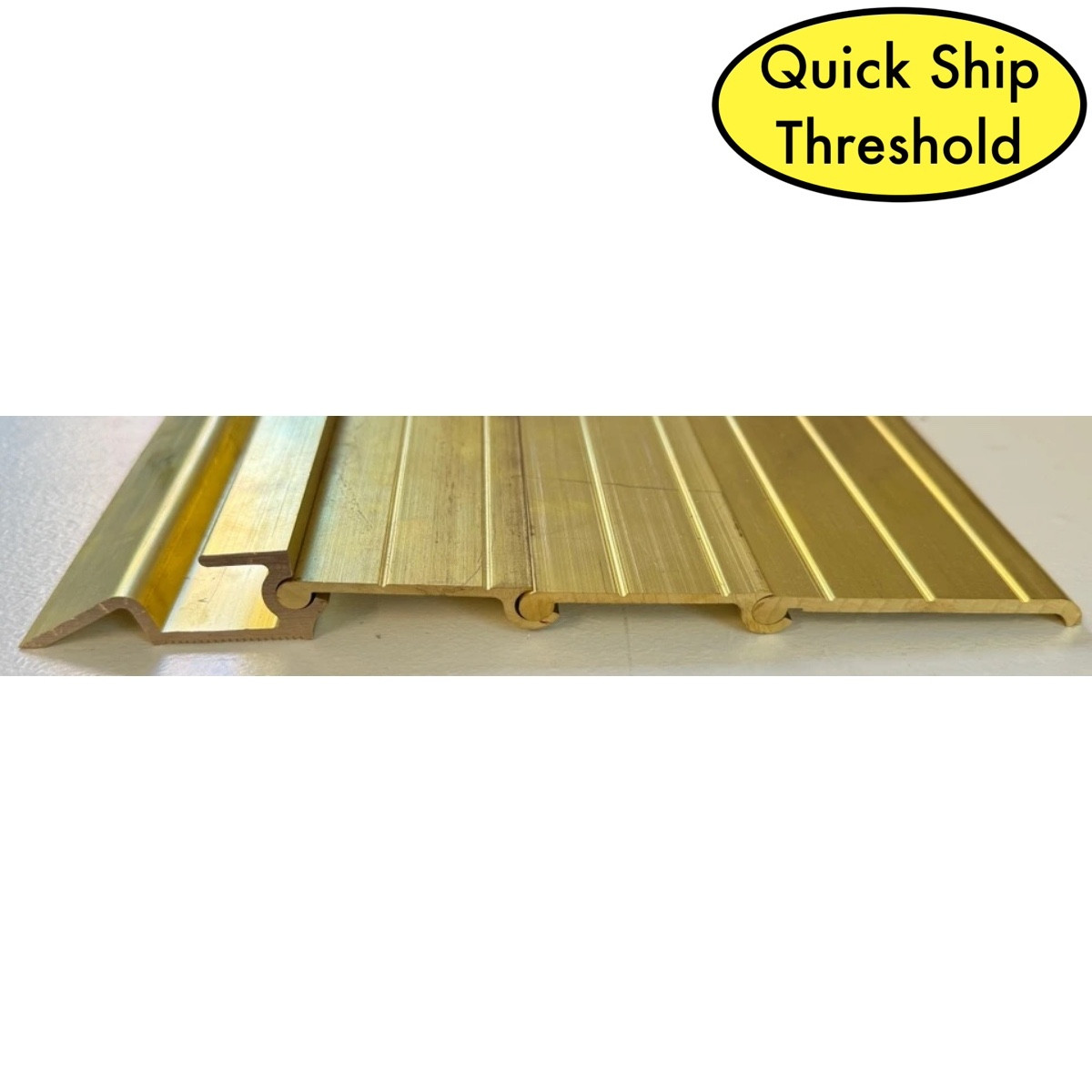 Interlocking Bronze Threshold 9-5/16