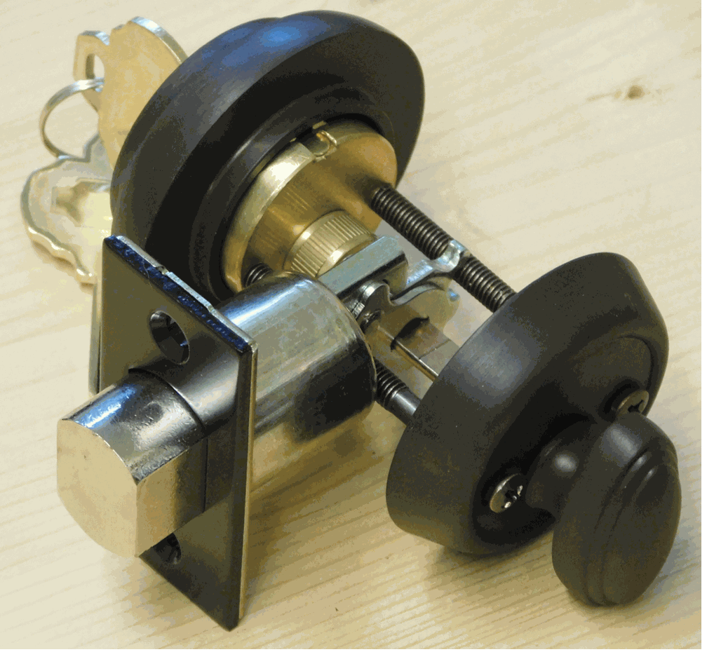 Traditional Small Bore 13/4" Backset Deadbolt