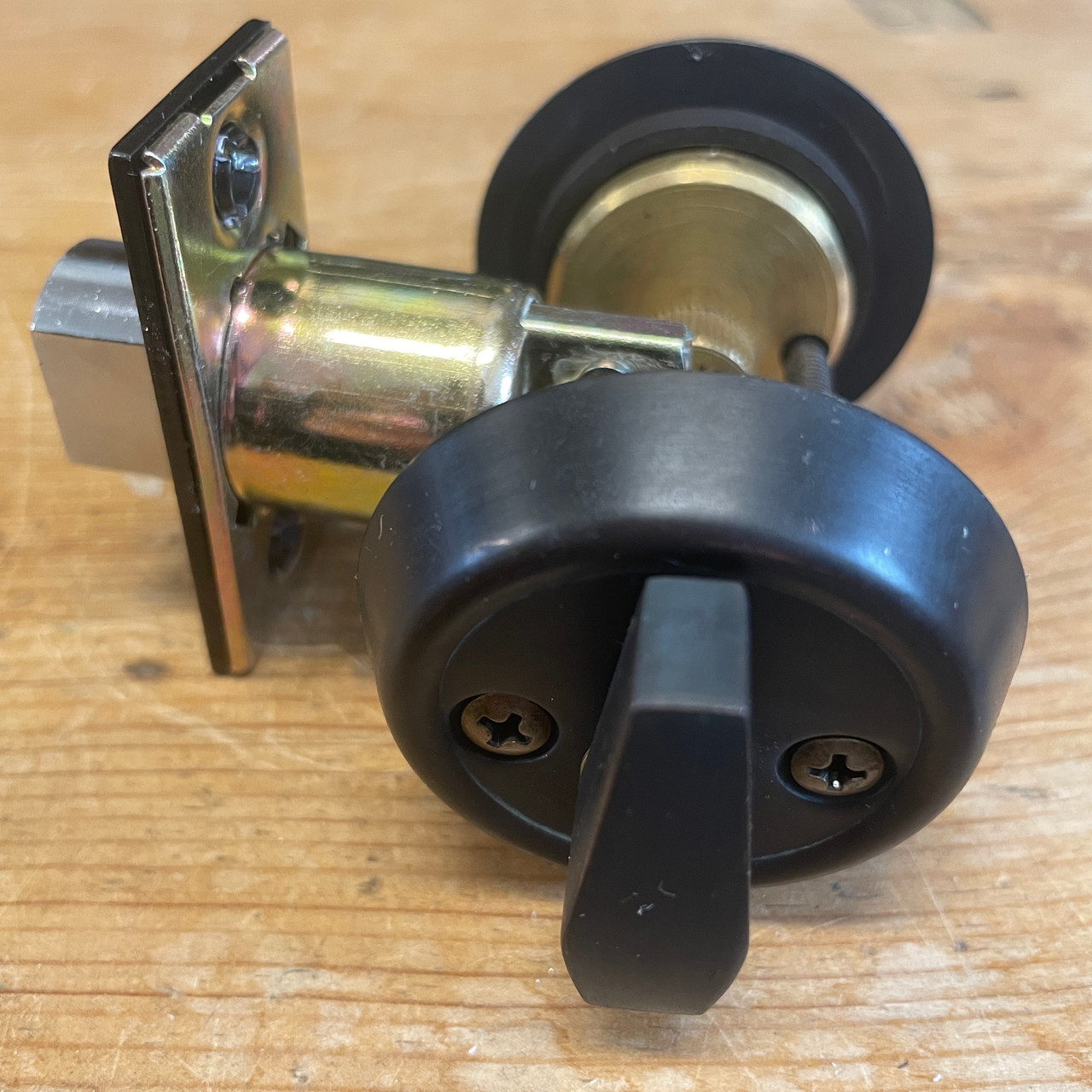 Contemporary Small Bore 13/4" Backset Deadbolt