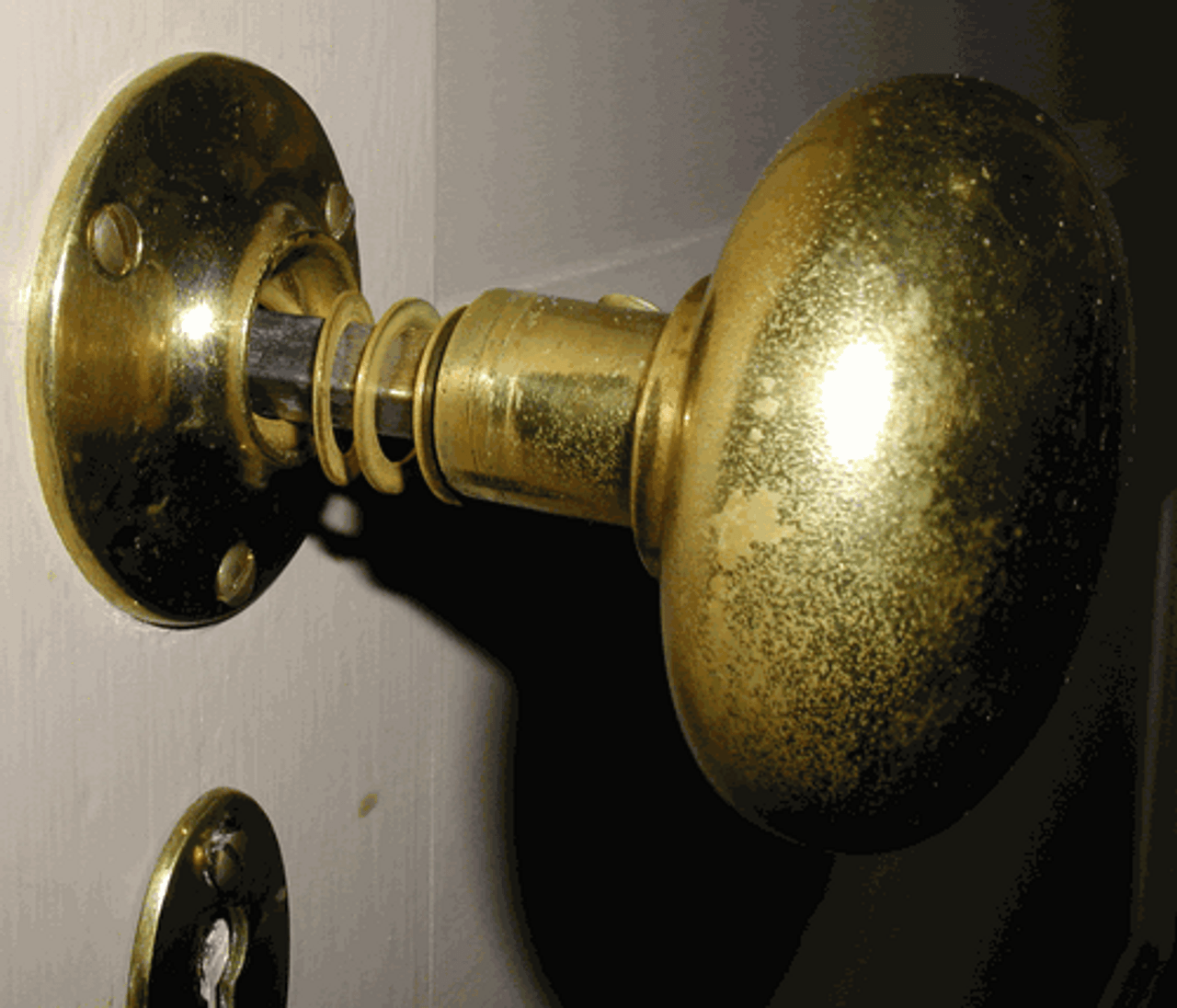 Set 8 Vintage Brass Cabinet Door Hinges Spindle Finials Door Hardware