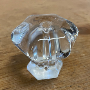 Extra Large Hexagonal Crystal Glass Cabinet/Wardrobe Knob