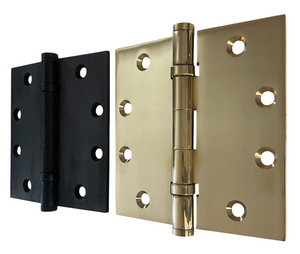 4-1/2" x 4-1/2" Solid Brass Ball Bearing Door Hinge 4-1/2" x 4-1/2" Solid Brass Ball Bearing Door Hinge