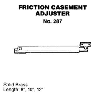 Ives No. 287 Friction Casement Adjusters Ives No. 287 Friction Casement Adjusters
