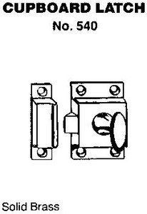 Ives No. 540 Cupboard Turn Latch Ives No. 540 Cupboard Turn Latch