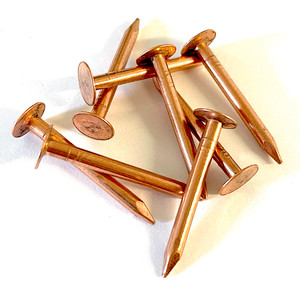 Copper Slating Nails 1-1/4" 11 GA Copper Slating Nails 1-1/4" 11 GA