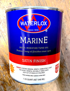 Waterlox Marine Satin VOC Compliant Finish Quart Waterlox Marine Satin VOC Compliant Finish Quart