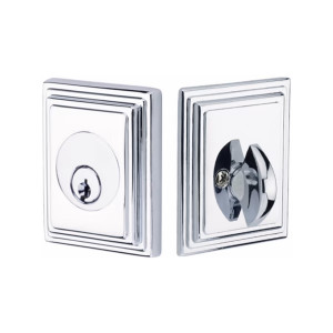 Customizable Wilshire Deadbolt With Choice Backset Customizable Wilshire Deadbolt With Choice Backset
