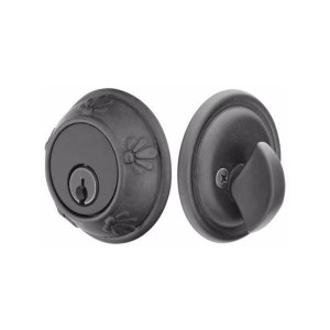 Customizable Tuscany Bronze Deadbolt With Choice Backset Customizable Tuscany Bronze Deadbolt With Choice Backset