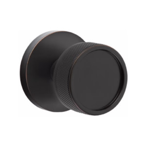 Customizable Emtek Select Knurled Knob With Choice Backset Customizable Emtek Select Knurled Knob With Choice Backset