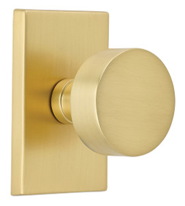 Customizable Emtek Modern Classic Brass Round Knob With Choice Backset Customizable Emtek Modern Classic Brass Round Knob With Choice Backset