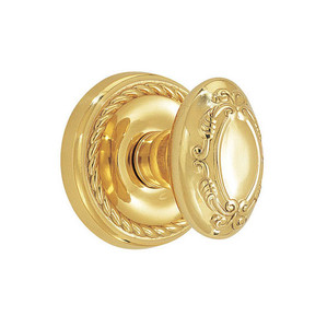 Customizable Emtek Designer Brass Victoria Knob With Choice Backset Customizable Emtek Designer Brass Victoria Knob With Choice Backset
