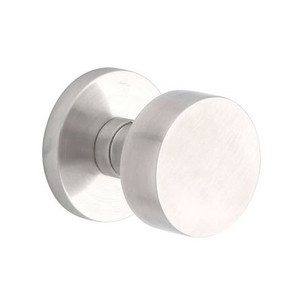 Customizable Emtek Stainless Steel Round Knob With Choice Backset Customizable Emtek Stainless Steel Round Knob With Choice Backset