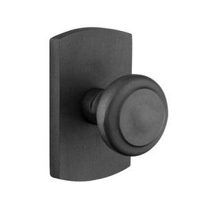 Customizable Emtek Sandcast Bronze Butte Knob With Choice Backset Customizable Emtek Sandcast Bronze Butte Knob With Choice Backset