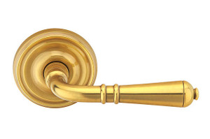 Customizable Emtek Classic Brass Turino Lever With Choice Backset Customizable Emtek Classic Brass Turino Lever With Choice Backset