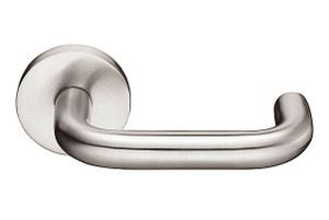 Customizable Emtek Stainless Steel Cologne Lever With Choice Backset Customizable Emtek Stainless Steel Cologne Lever With Choice Backset