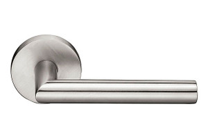 Customizable Emtek Stainless Steel Stuttgart Lever With Choice Backset Customizable Emtek Stainless Steel Stuttgart Lever With Choice Backset