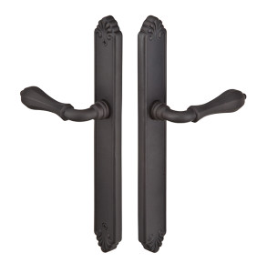 Customizable Bronze Tuscany Narrow Stile Passage Set With 11" Plates And 1-3/8" Or 1-3/4" Backset (Non-Locking, No Key) Customizable Bronze Tuscany Narrow Stile Passage Set With 11" Plates And 1-3/8" Or 1-3/4" Backset (Non-Locking, No Key)
