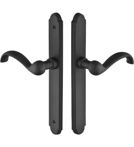 Customizable Sandcast Arched Narrow Stile Passage Set With 11" Plates And 1-3/8" Or 1-3/4" Backset (Non-Locking, No Key) Customizable Sandcast Arched Narrow Stile Passage Set With 11" Plates And 1-3/8" Or 1-3/4" Backset (Non-Locking, No Key)