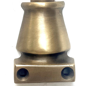 End Guide/Surface Strike For V00 Cremone Bolt in Antique Brass End Guide/Surface Strike For V00 Cremone Bolt in Antique Brass