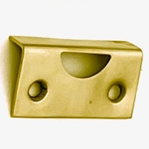 Angle Strike For V00 Cremone Bolt in Satin Brass Angle Strike For V00 Cremone Bolt in Satin Brass
