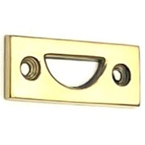 Mortise Strike For V00 Cremone Bolt in Polished Brass, Unlacquered Mortise Strike For V00 Cremone Bolt in Polished Brass, Unlacquered