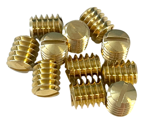 Flush Slotted Set Screw For Door Knobs, 1/4-20 x 5/16" Flush Slotted Set Screw For Door Knobs, 1/4-20 x 5/16"