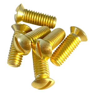 Jackson Oval Head 10-32 x 1/2" Brass Screw Jackson Oval Head 10-32 x 1/2" Brass Screw