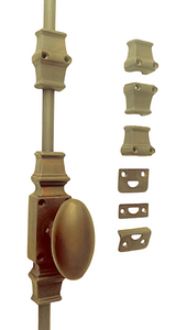 Queen Anne Cremone Bolt In Antique Brass Queen Anne Cremone Bolt In Antique Brass