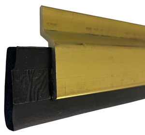 Bronze & Sponge Neoprene Jamb-Up Weatherstrip 2" Wide X 15/32" Thick (By The Inch) Bronze & Sponge Neoprene Jamb-Up Weatherstrip 2" Wide X 15/32" Thick (By The Inch)