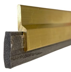 Bronze & Sponge Silicone Jamb-Up Weatherstrip 1-3/32" Wide X 7/32" Thick (By The Inch) Bronze & Sponge Silicone Jamb-Up Weatherstrip 1-3/32" Wide X 7/32" Thick (By The Inch)