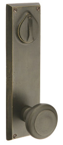 Customizable Sandcast Bronze Rectangular Entrance Set With 8-7/8" Plates And Choice Backset