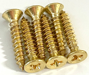 Deltana Solid Brass Hinge Screw For Cabinet Hinges And 2" x 1.5" And 2.5" x 2" Olive Knuckle Hinges