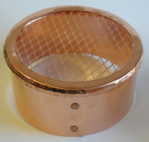 Copper Eave Vent with Screen Copper Eave Vent with Screen