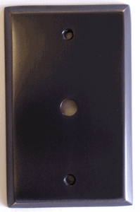 Cable Plate in Oil-Rubbed Bronze Cable Plate in Oil-Rubbed Bronze