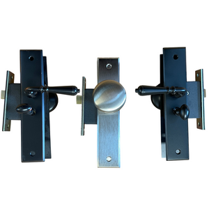 Emtek Mortise Type Screen Door Lock w/ Rectangular Trim Emtek Mortise Type Screen Door Lock w/ Rectangular Trim
