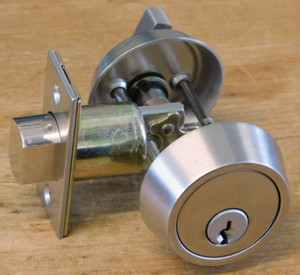 Contemporary Small Bore 1-3/4" Backset Deadbolt Contemporary Small Bore 1-3/4" Backset Deadbolt